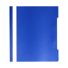 Скоросшиватель пластиковый А4 Бюрократ "Economy", прозрачный верх.лист, синий 998138																	